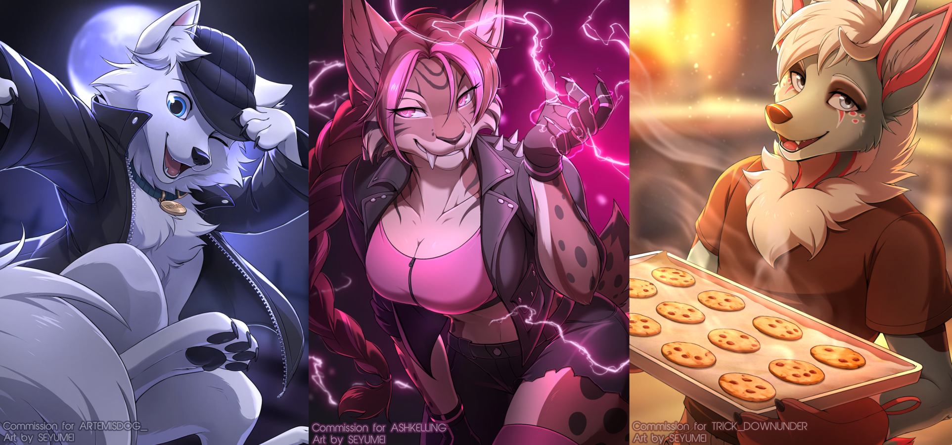 Group of portrait commissions