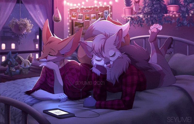 Animation for FoxFernEden (YCH auction winner)