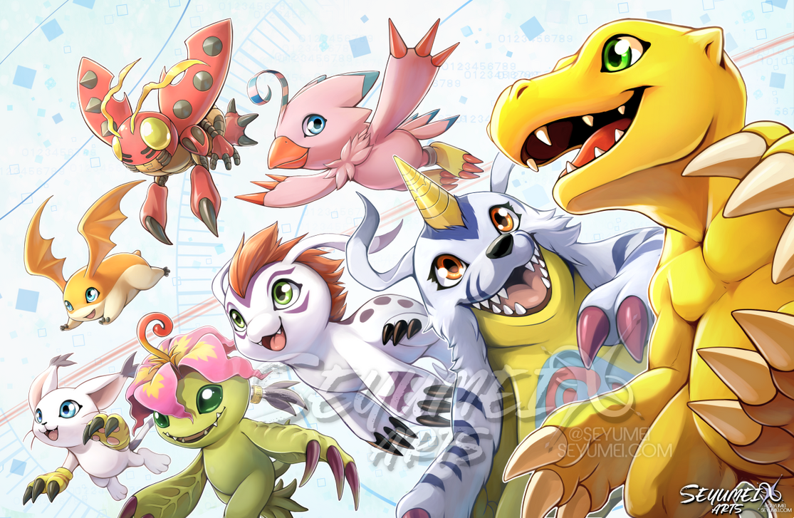 Fanart of Digimon Adventure 01