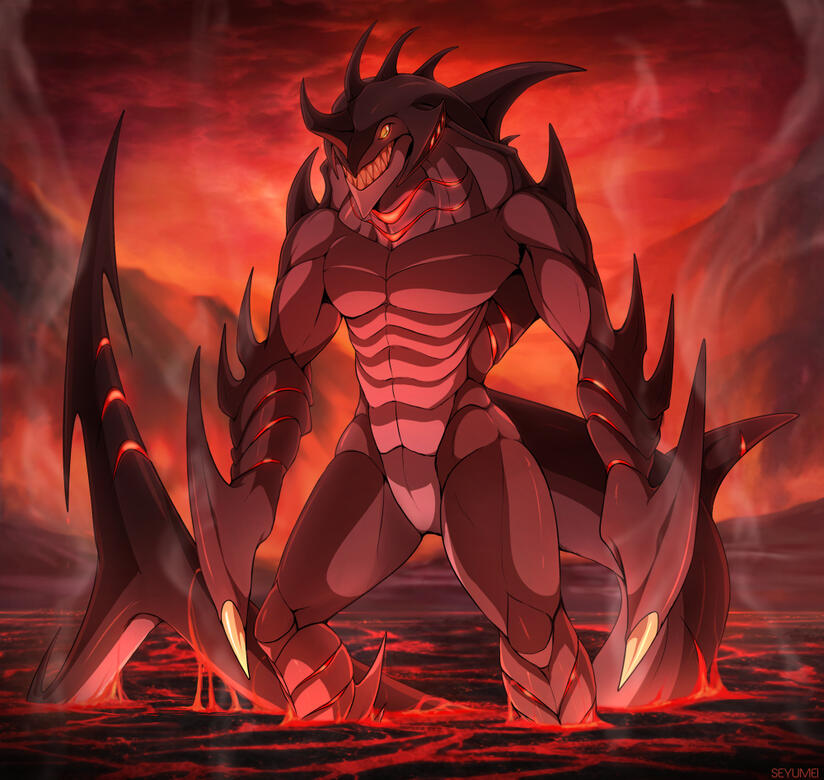 Demon shark design