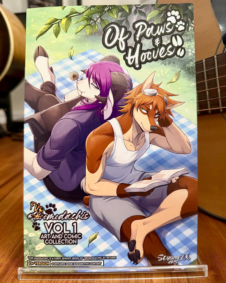 "Of Paws and Hooves" - 40 page art and comic collection of my spinoff series