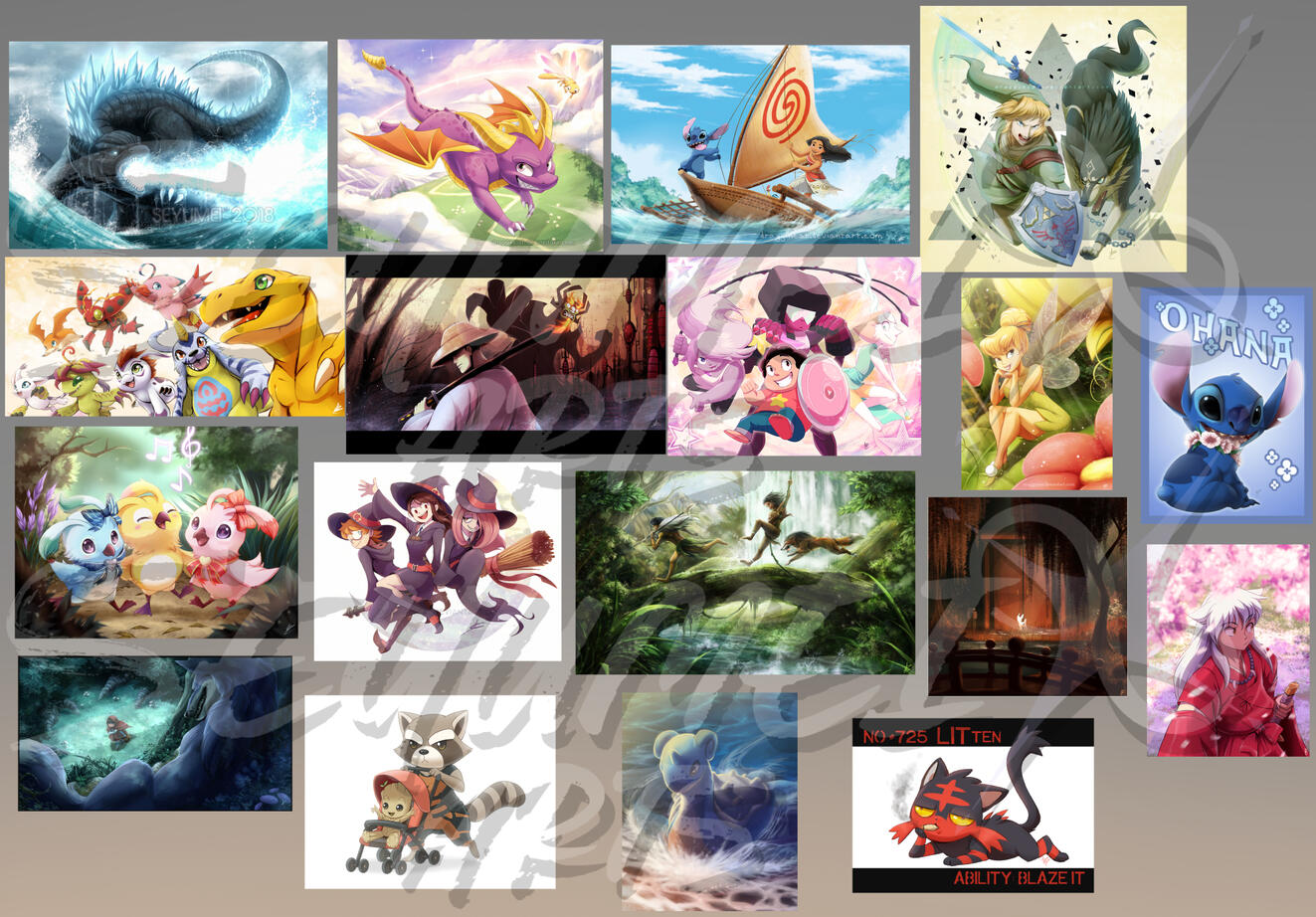 Catalog for older/larger prints