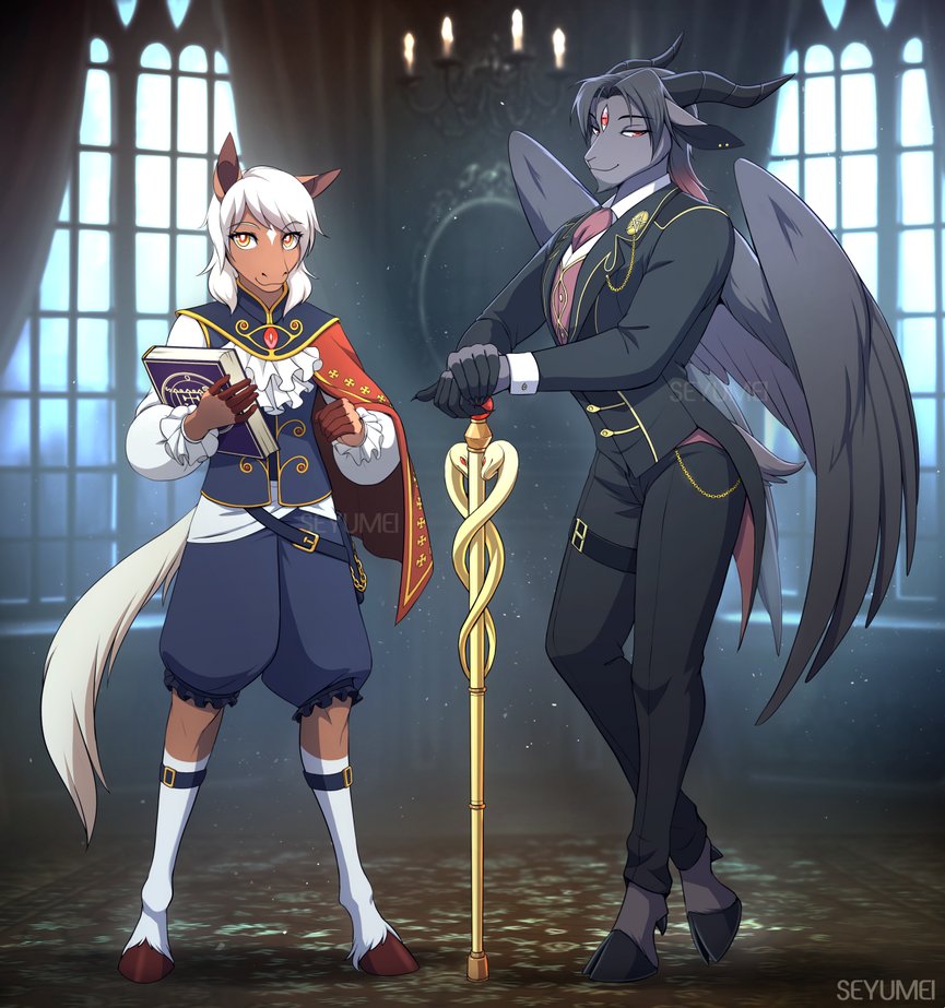 My take on Orobas and Baphomet