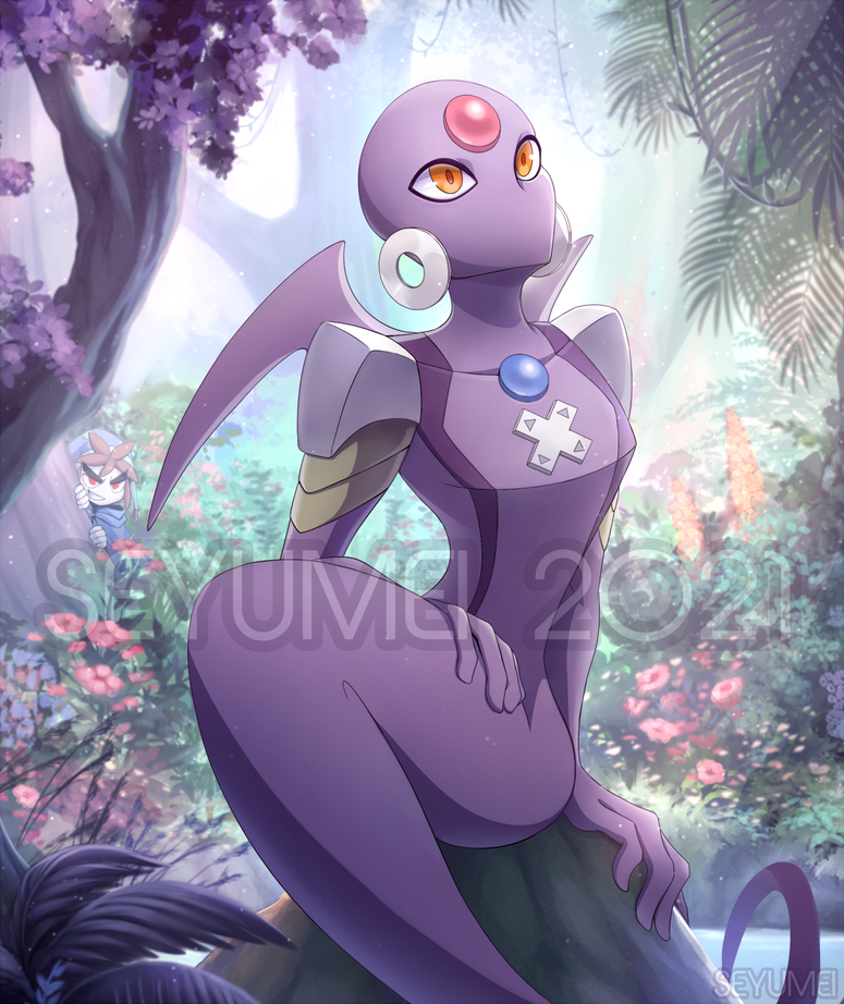 Poster commission for Meli Grant, who is the VA for Gamesoft from the game TOMERPG (Terrain of Magical Expertise)